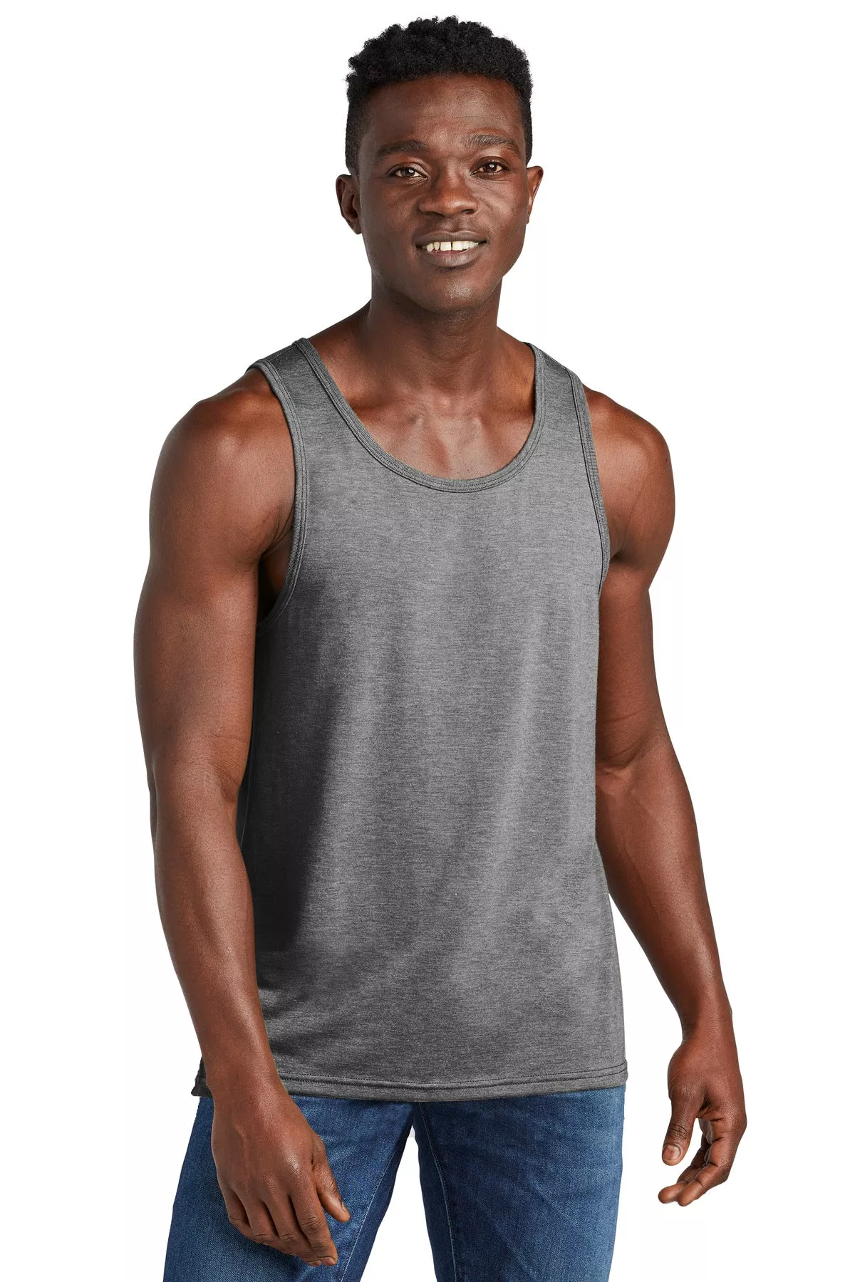 Custom Embroidery or DTF Print - Allmade Unisex Tri-Blend Tank AL2019