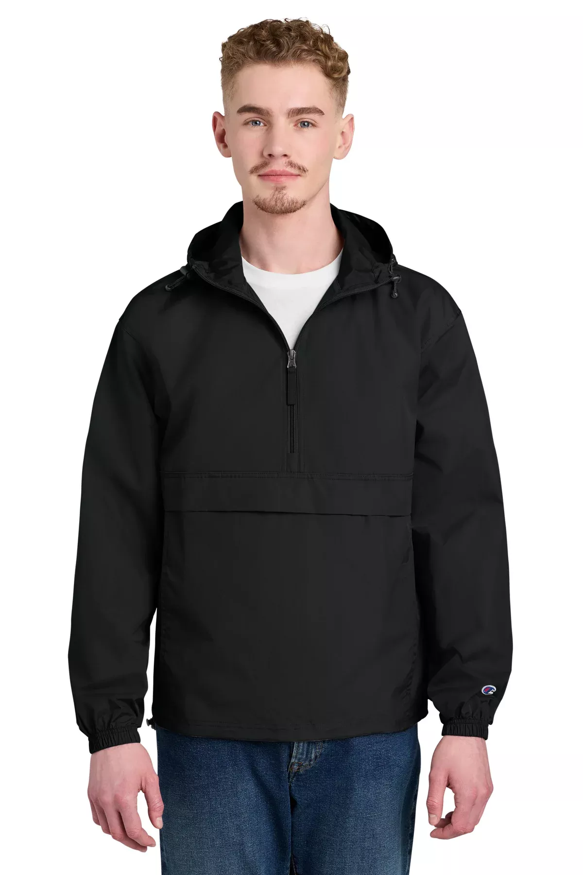 Custom Embroidery or DTF Print - Champion Packable Anorak Jacket CO200