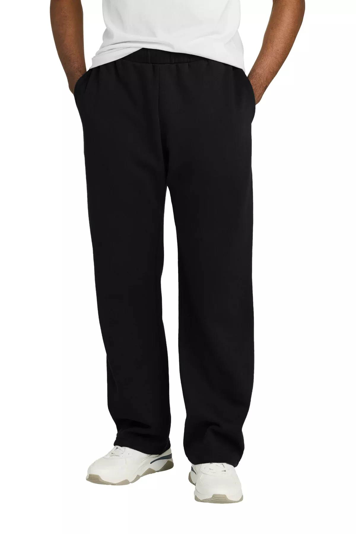 Custom Embroidery or DTF Print - District V.I.T. ™Fleece Open-Bottom Sweatpant DT6117