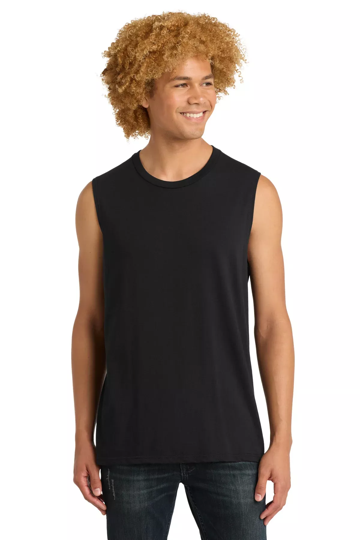 Custom Embroidery or DTF Print - DistrictV.I.T. ™Muscle Tank. DT6300