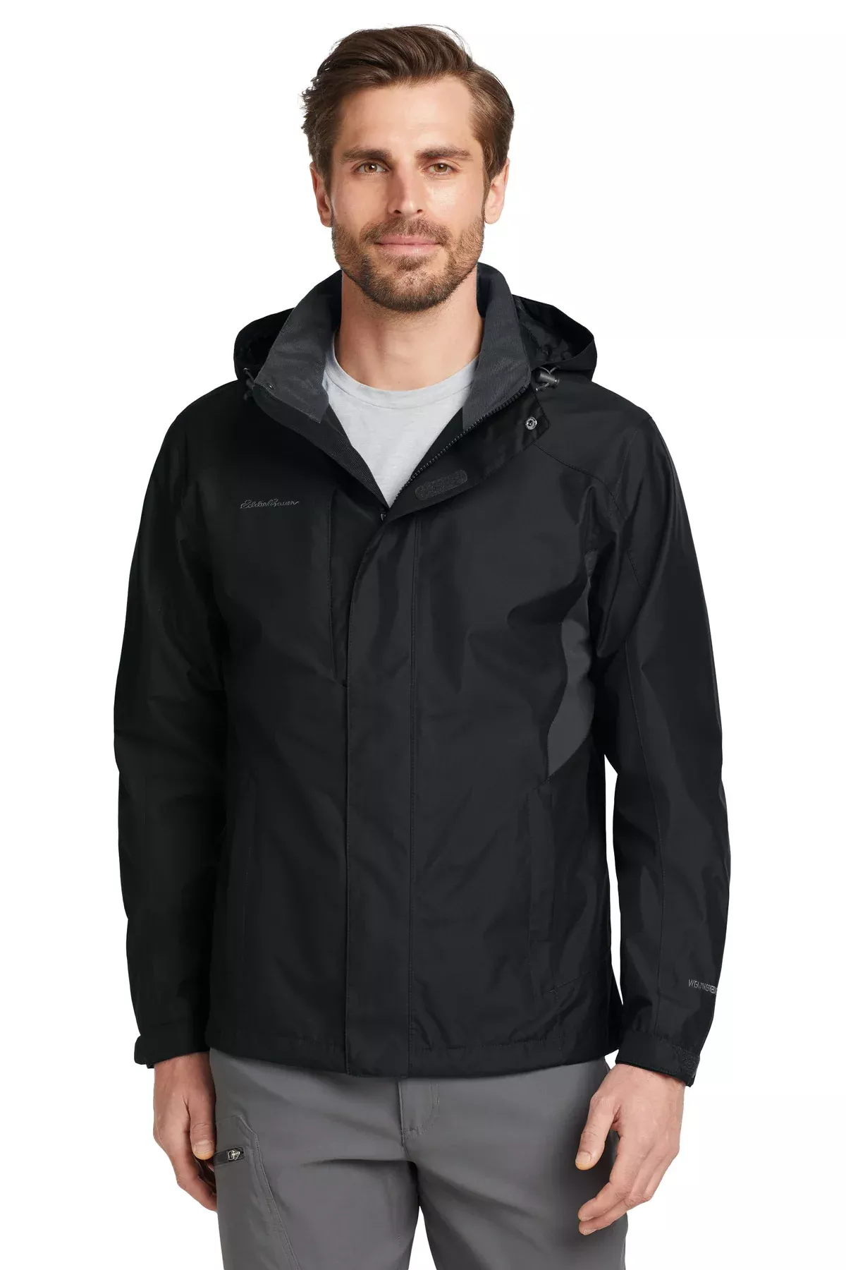 Custom Embroidery or DTF Print - Eddie Bauer Rain Jacket. EB550