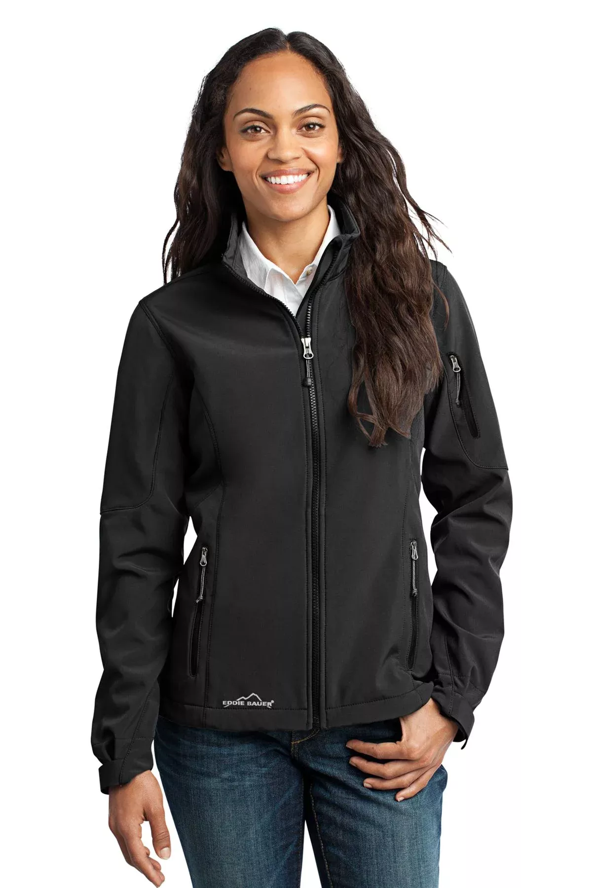 Custom Embroidery or DTF Print - Eddie Bauer Women's Soft Shell Jacket. EB531