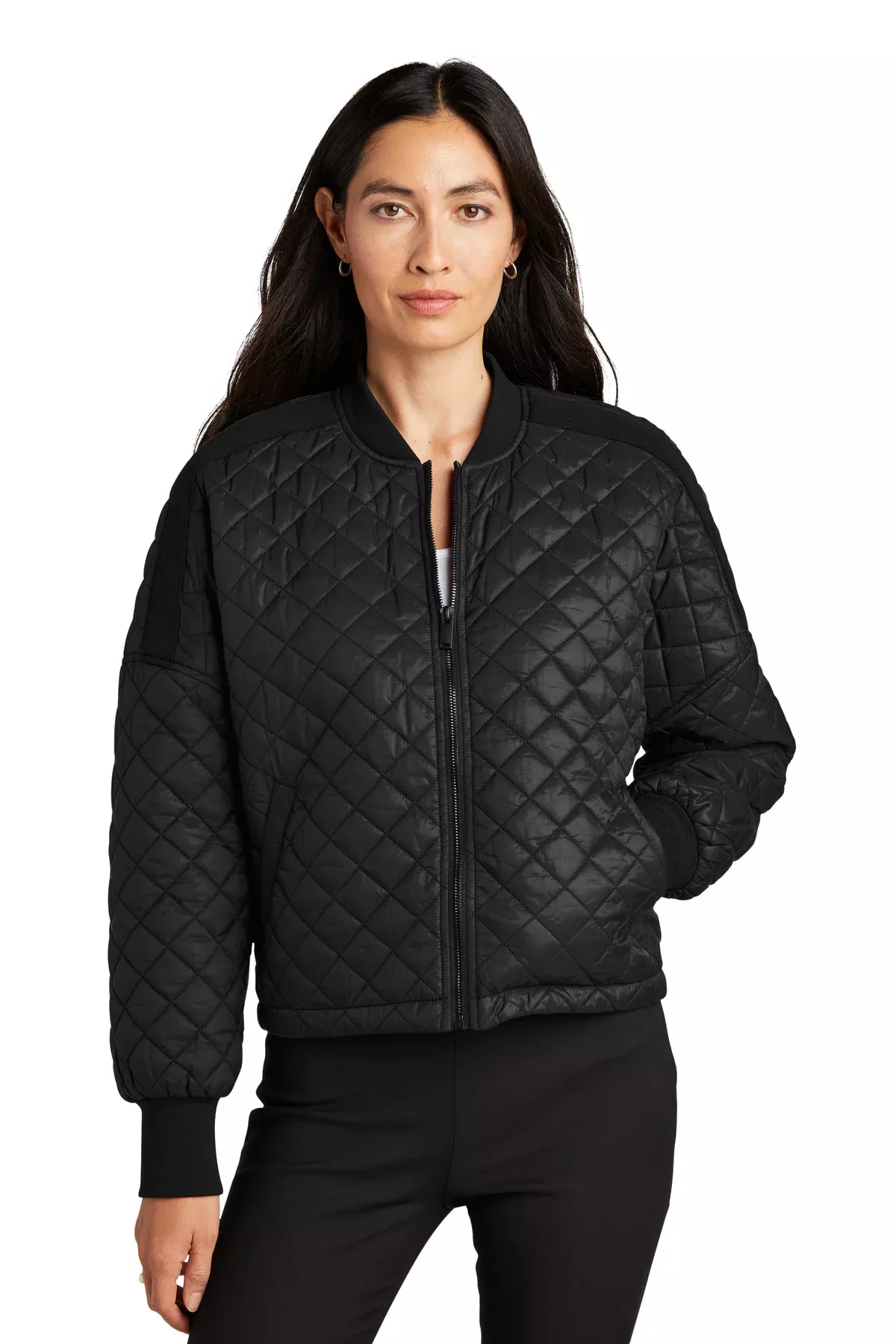 Custom Embroidery or DTF Print - Mercer+Mettle Women's Boxy Quilted Jacket MM7201