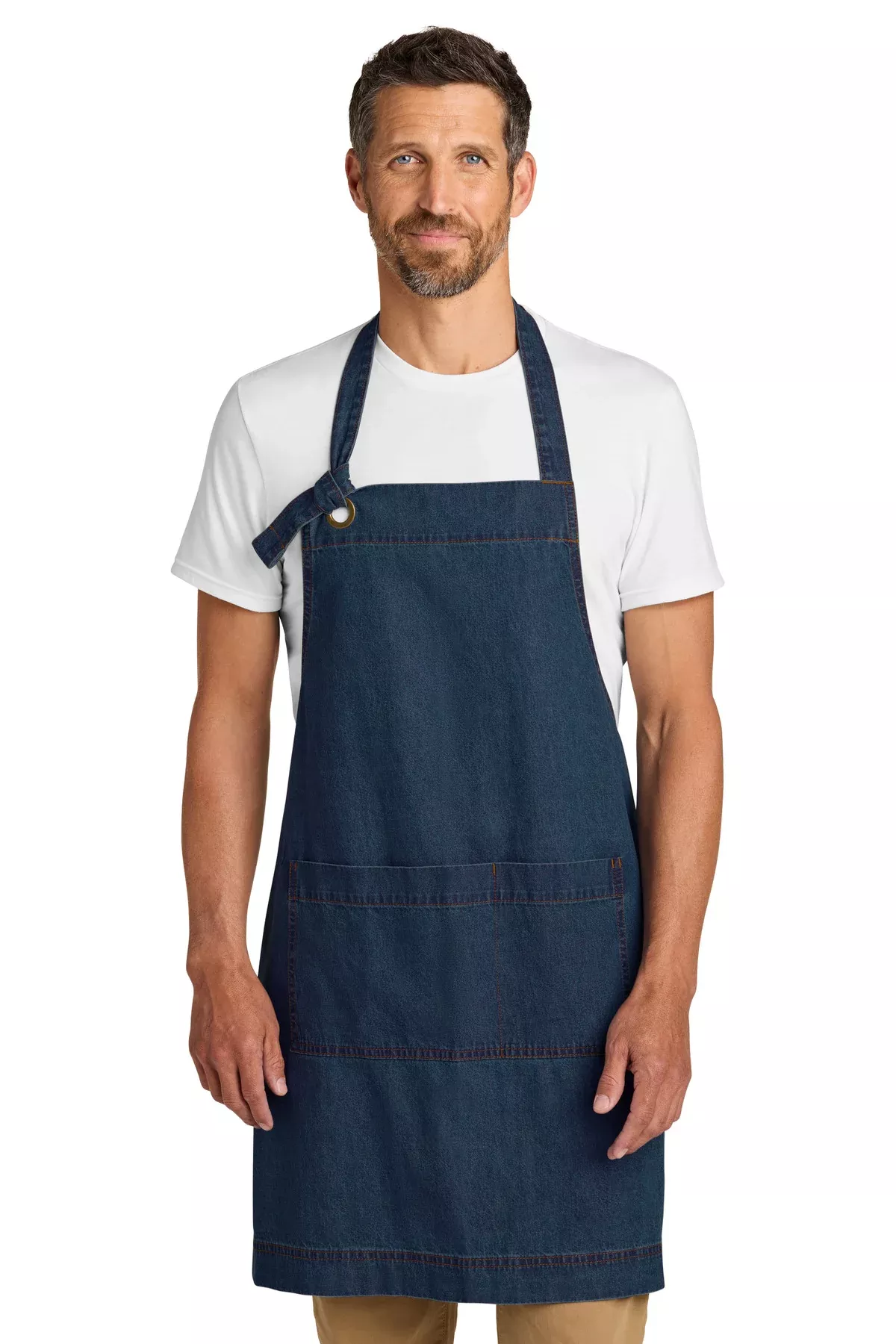 Custom Embroidery or DTF Print - Port Authority Signature Denim Apron A901