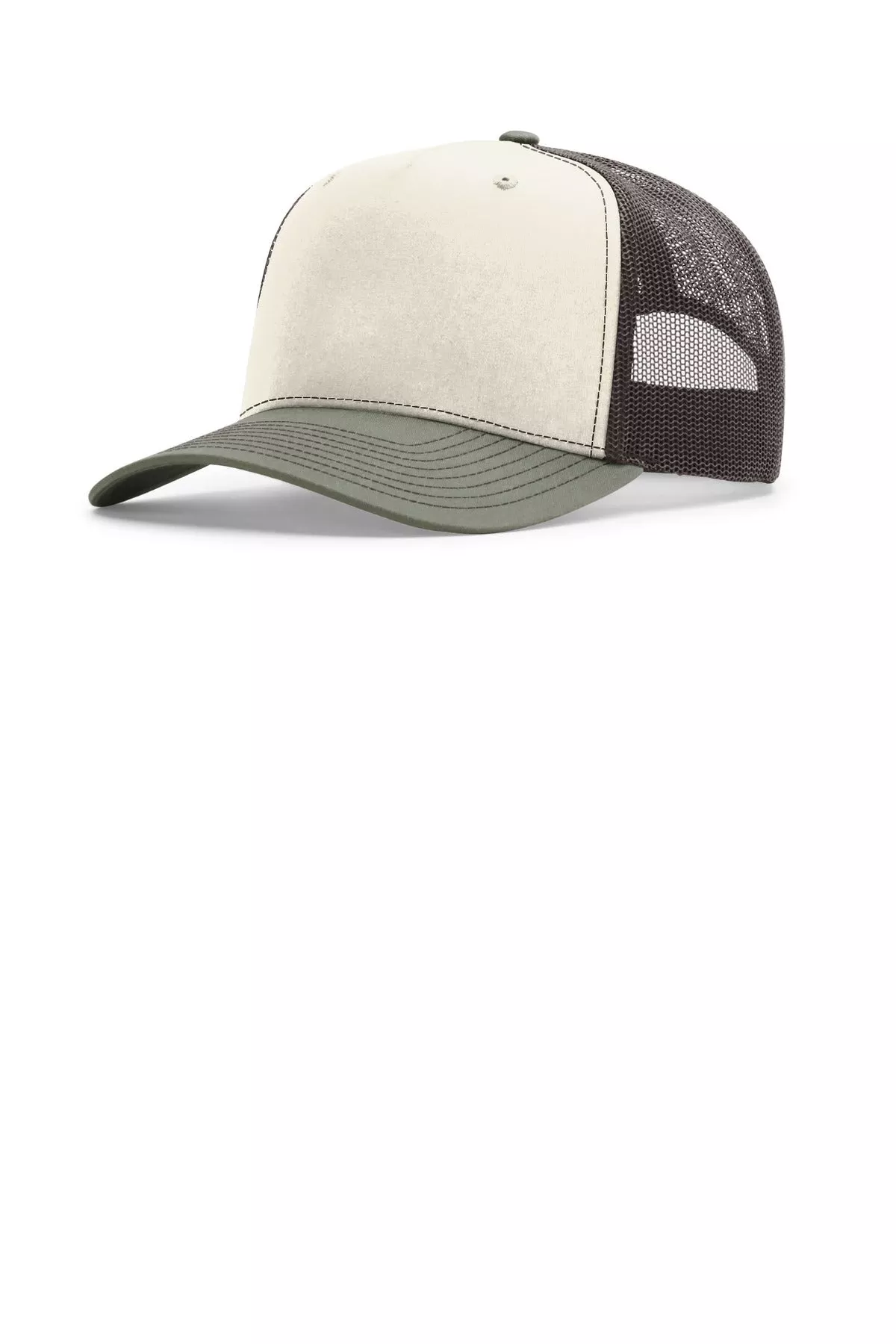 Custom Embroidery or DTF Print - Richardson Five-Panel Champ Trucker 112FPC