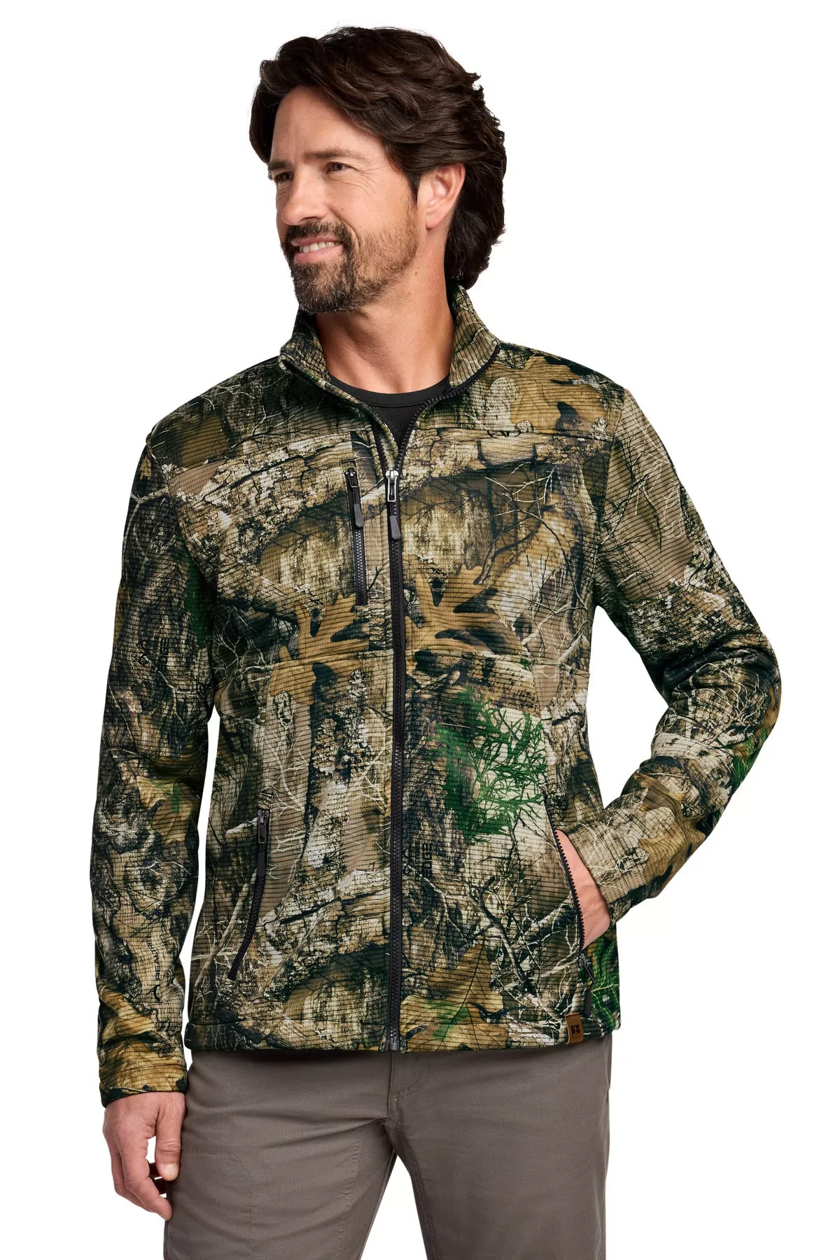 Custom Embroidery or DTF Print - Russell Outdoors ™Realtree Atlas Soft Shell RU600