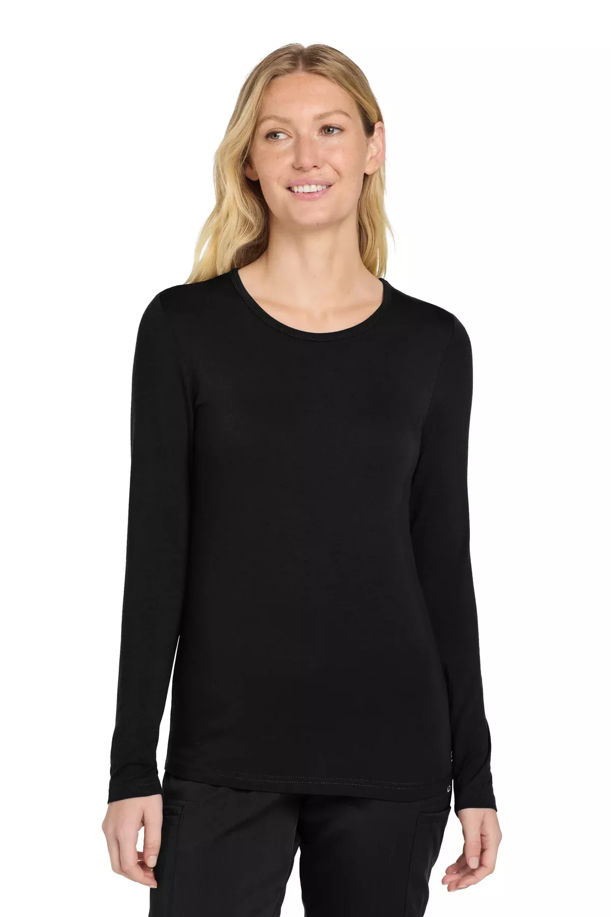 Custom Embroidery or DTF Print - Wink Women's Long Sleeve Layer Tee WW4029