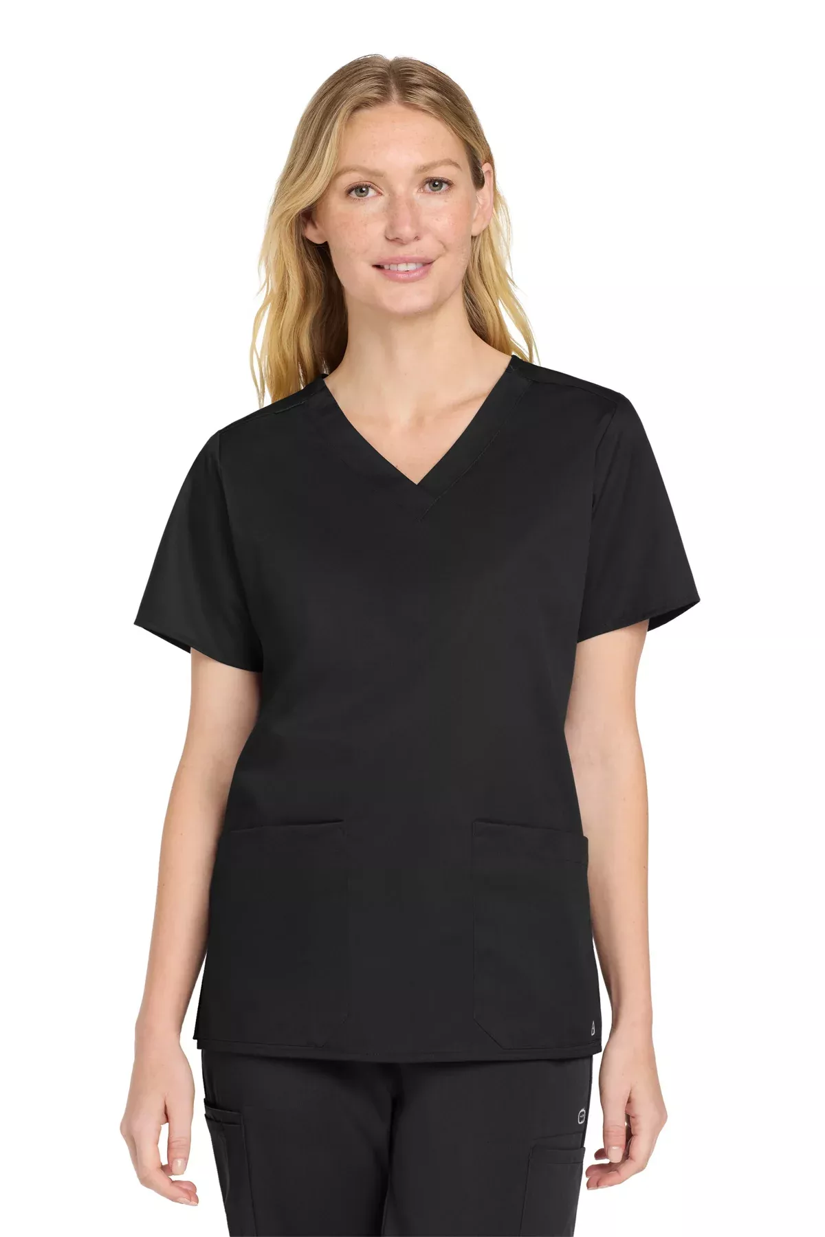 Custom Embroidery or DTF Print - Wink Women's WorkFlex V-Neck Top WW4560