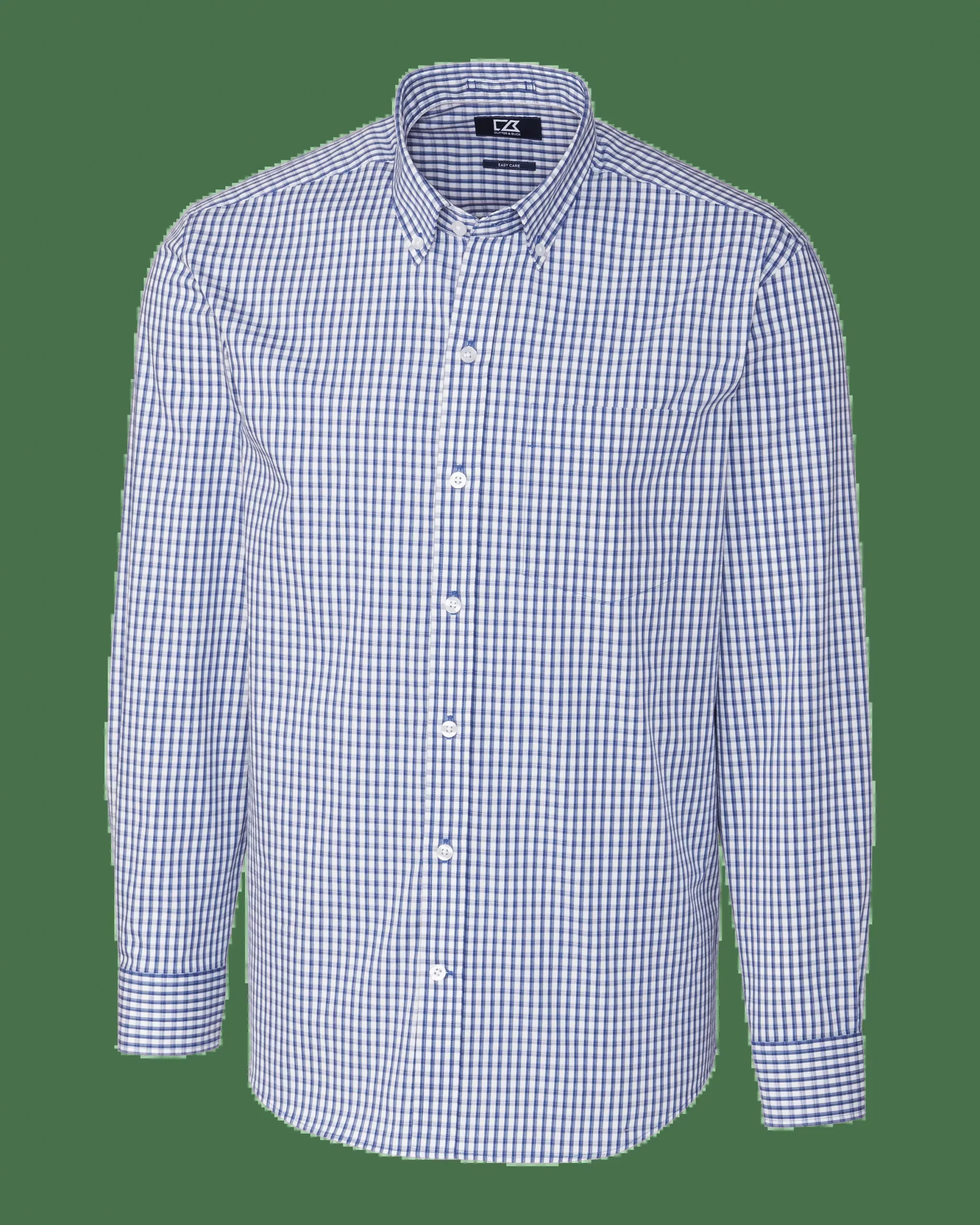Cutter & Buck - Men's L/S Stretch Gingham