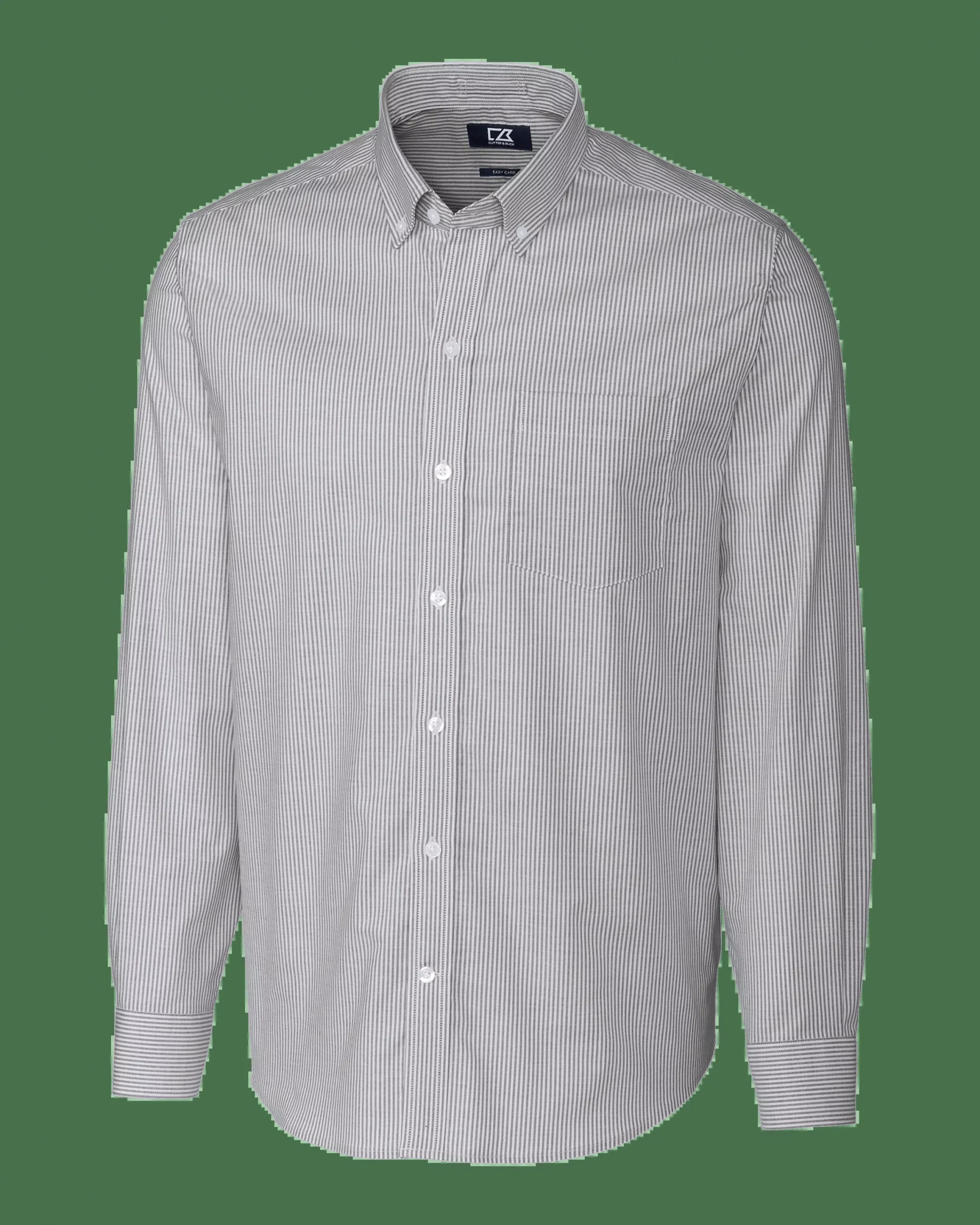 Cutter & Buck - Men's L/S Stretch Oxford Stripe