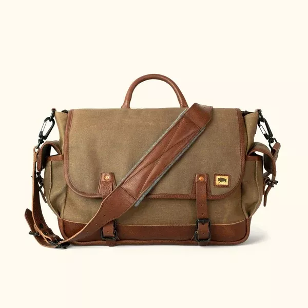 Dakota Waxed Canvas Messenger Bag