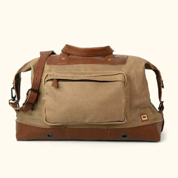 Dakota Waxed Canvas Oversized Weekend Bag