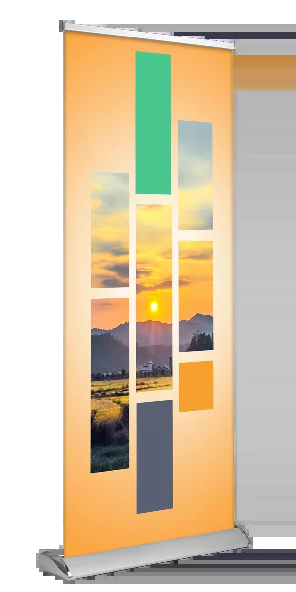 Deluxe Retractable Banner - 33"x81"