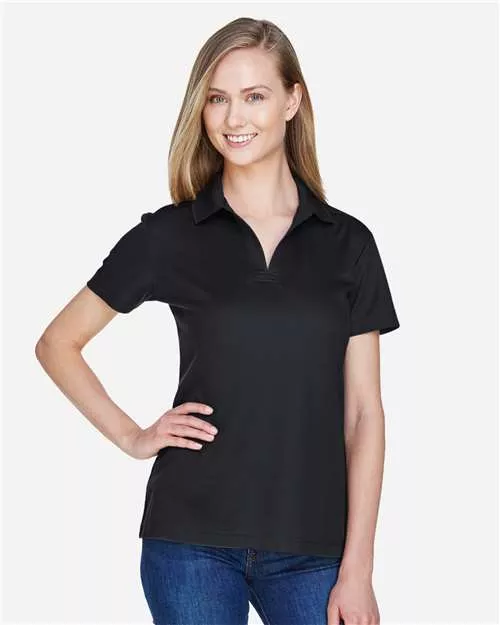 Devon & Jones DG20W Women's CrownLux Performance Plaited Polo With Custom Embroidery