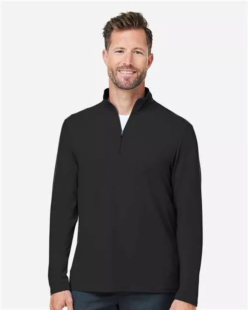 Devon & Jones DG425 Raleigh Stretch Quarter-Zip Pullover With Custom Embroidery