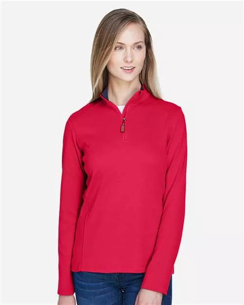 Devon & Jones DG479W Women's DRYTEC20 Performance Quarter-Zip Pullover
