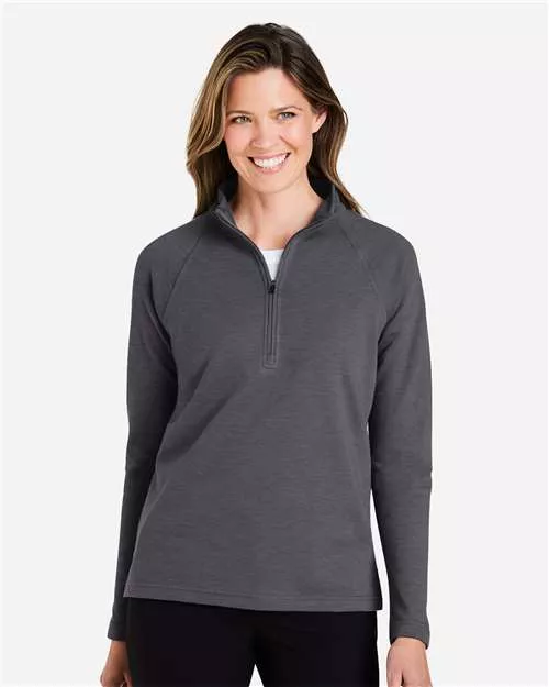 Devon & Jones DG481WZ Women's New Classics Charleston Quarter-Zip Pullover With Custom Embroidery