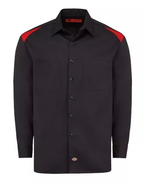 Dickies 6605 Long Sleeve Performance Team Shirt With Custom Embroidery