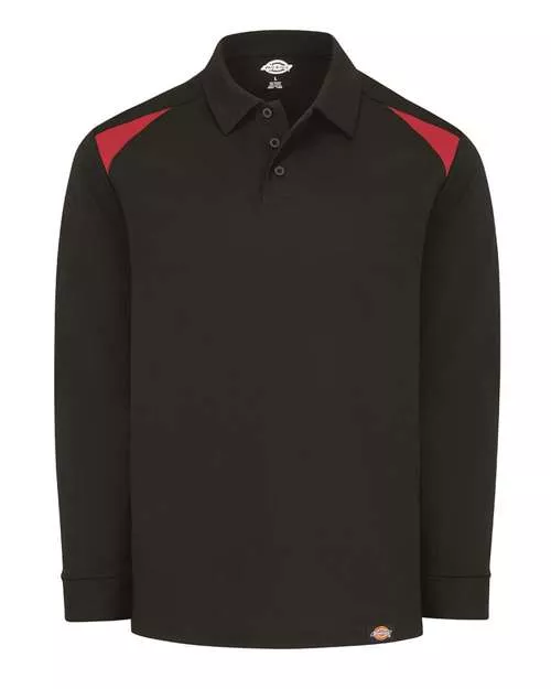 Dickies LL66 Team Performance Long Sleeve Shirt With Custom Embroidery