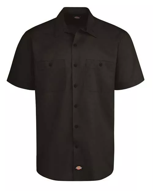 Dickies LS51 Industrial Worktech Ventilated Short Sleeve Work Shirt With Custom Embroidery
