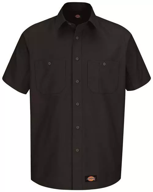 Dickies WS20 Short Sleeve Work Shirt With Custom Embroidery