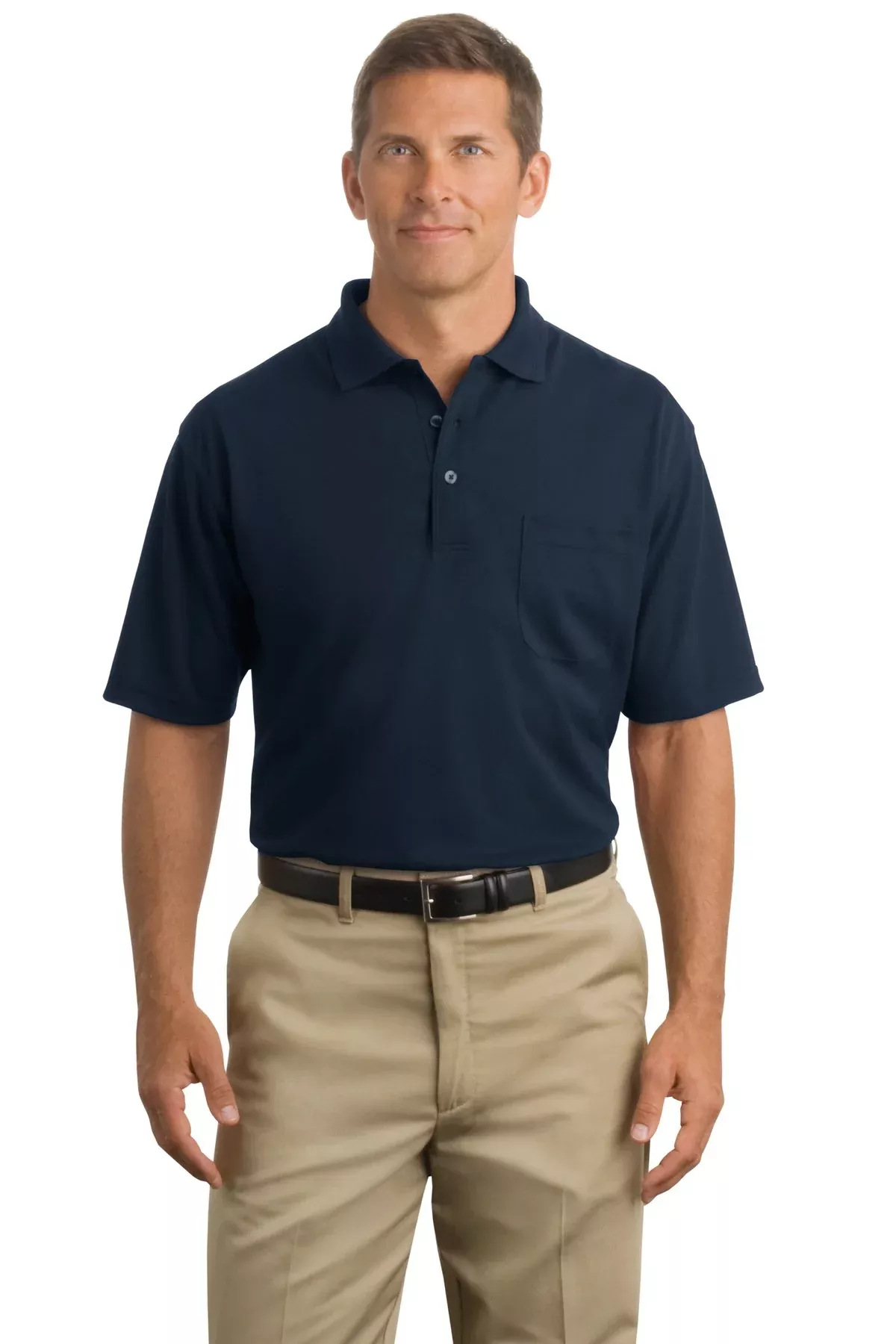 DISCONTINUED CornerStone - Industrial Pocket Pique Polo