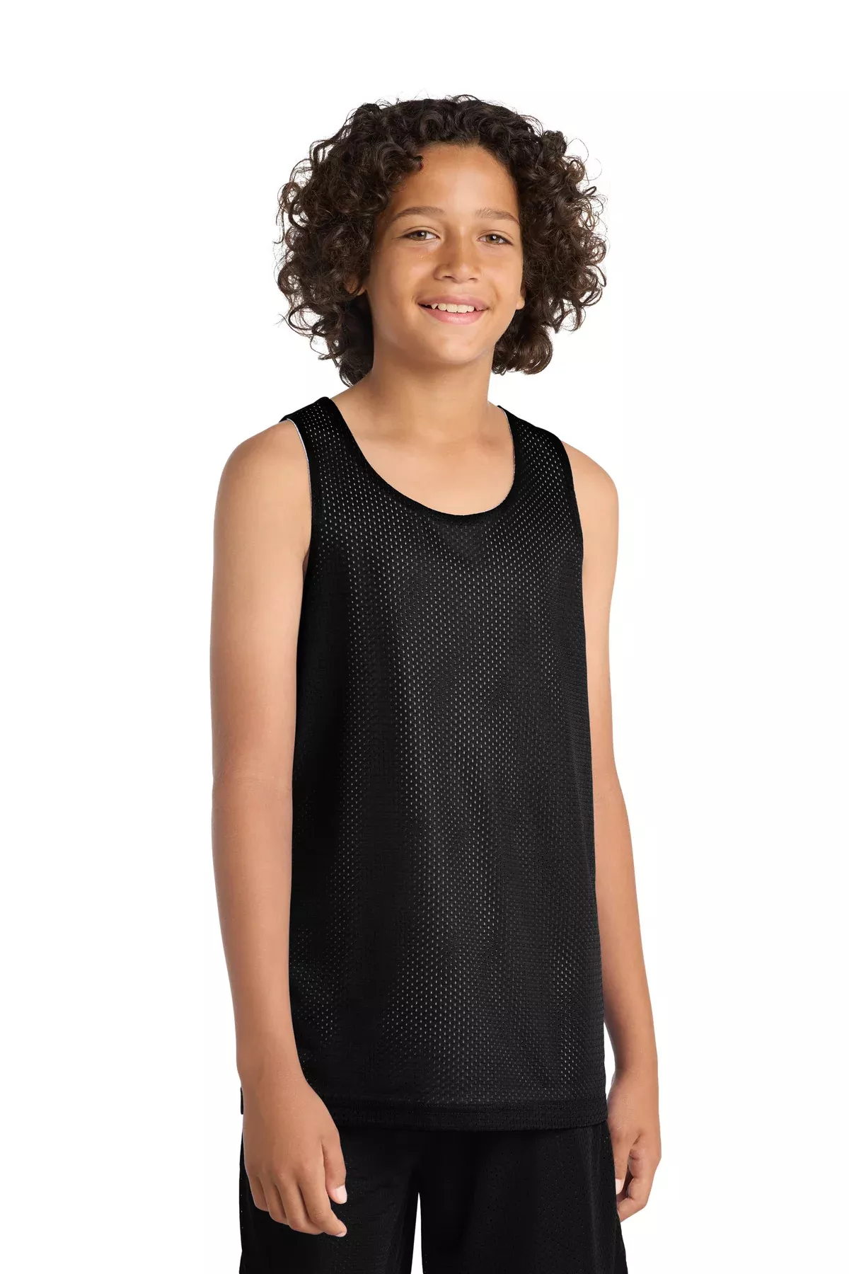 DISCONTINUED Sport-Tek Youth PosiCharge Classic Mesh Reversible Tank