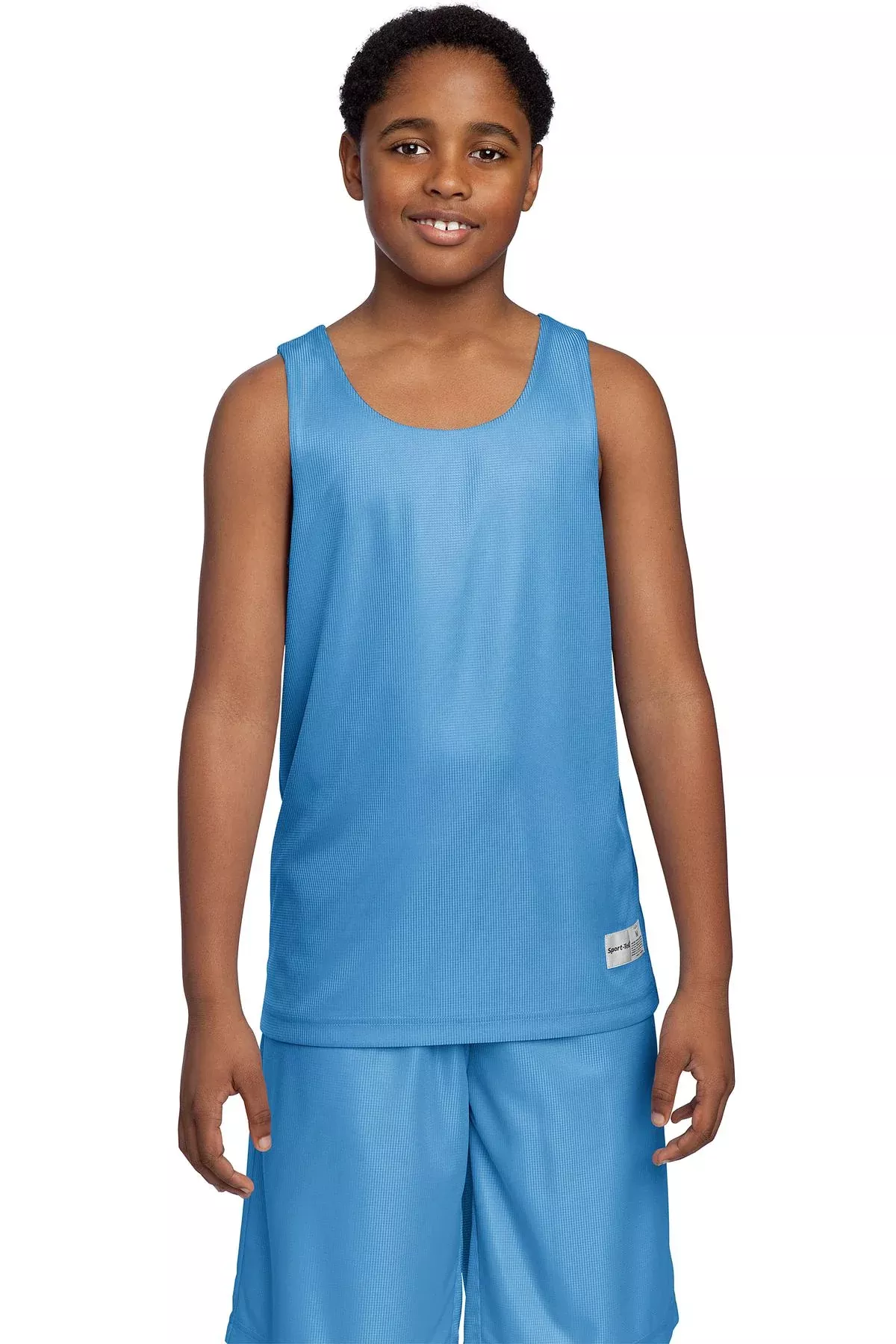 DISCONTINUED Sport-Tek Youth PosiCharge Mesh Reversible Tank