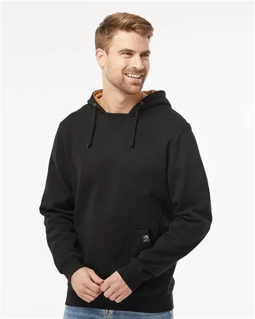 DRI DUCK 7035 Men's Woodland Fleece Hooded Pullover With Custom Screenprint