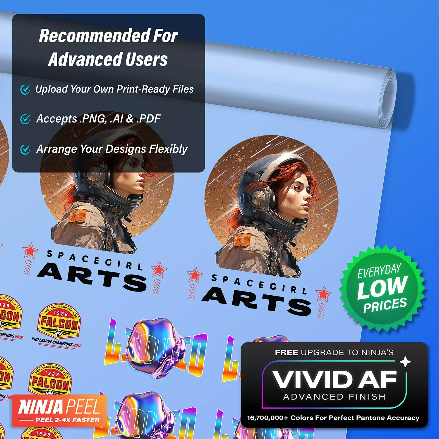 DTF Gang Sheet - UploadFREE Upgrade to VIVID AF