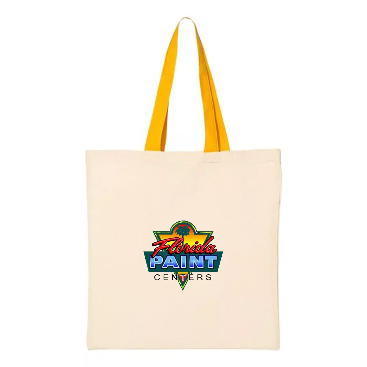 Economical Tote Bag with Color Handles