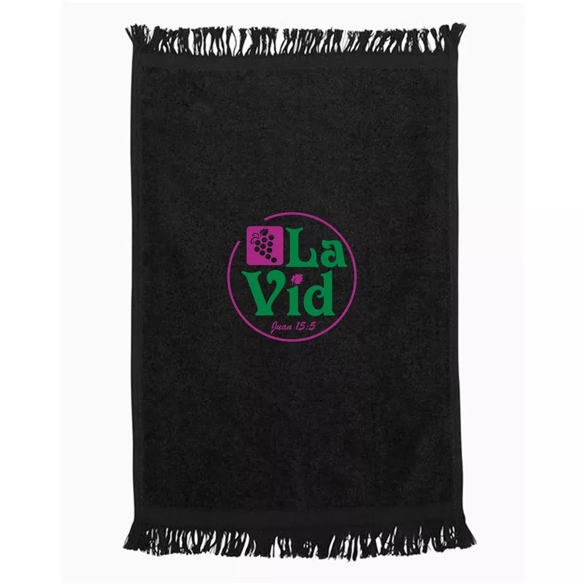 Fingertip Towel Fringed Ends