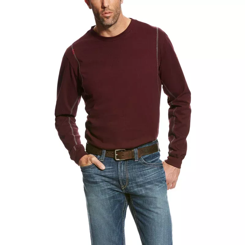 FR AC Crew T-Shirt - Malbec - 10023941