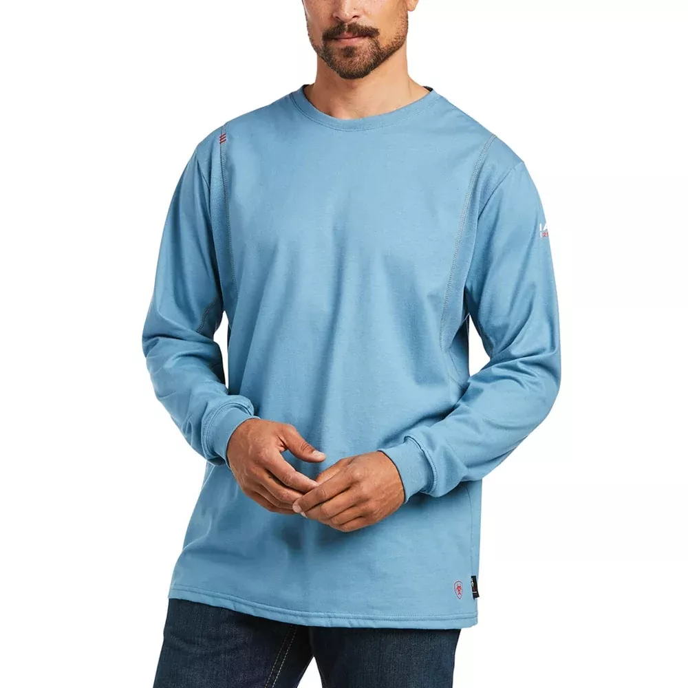 FR AC Crew T-Shirt - Steele Blue - 10039398
