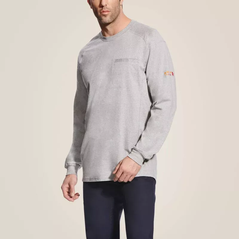 FR Air Crew T-Shirt - Silver Fox Heather - 10022329