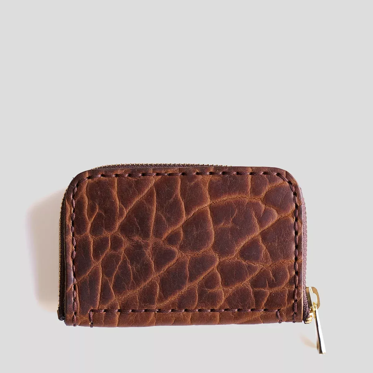 Full-Zip Bison No.20 Wallet | Walnut