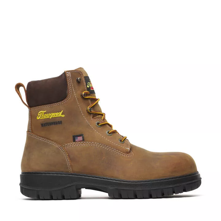 Genesis Series – 6″ Chestnut – Nano Safety Toe – Waterproof - 804-4149