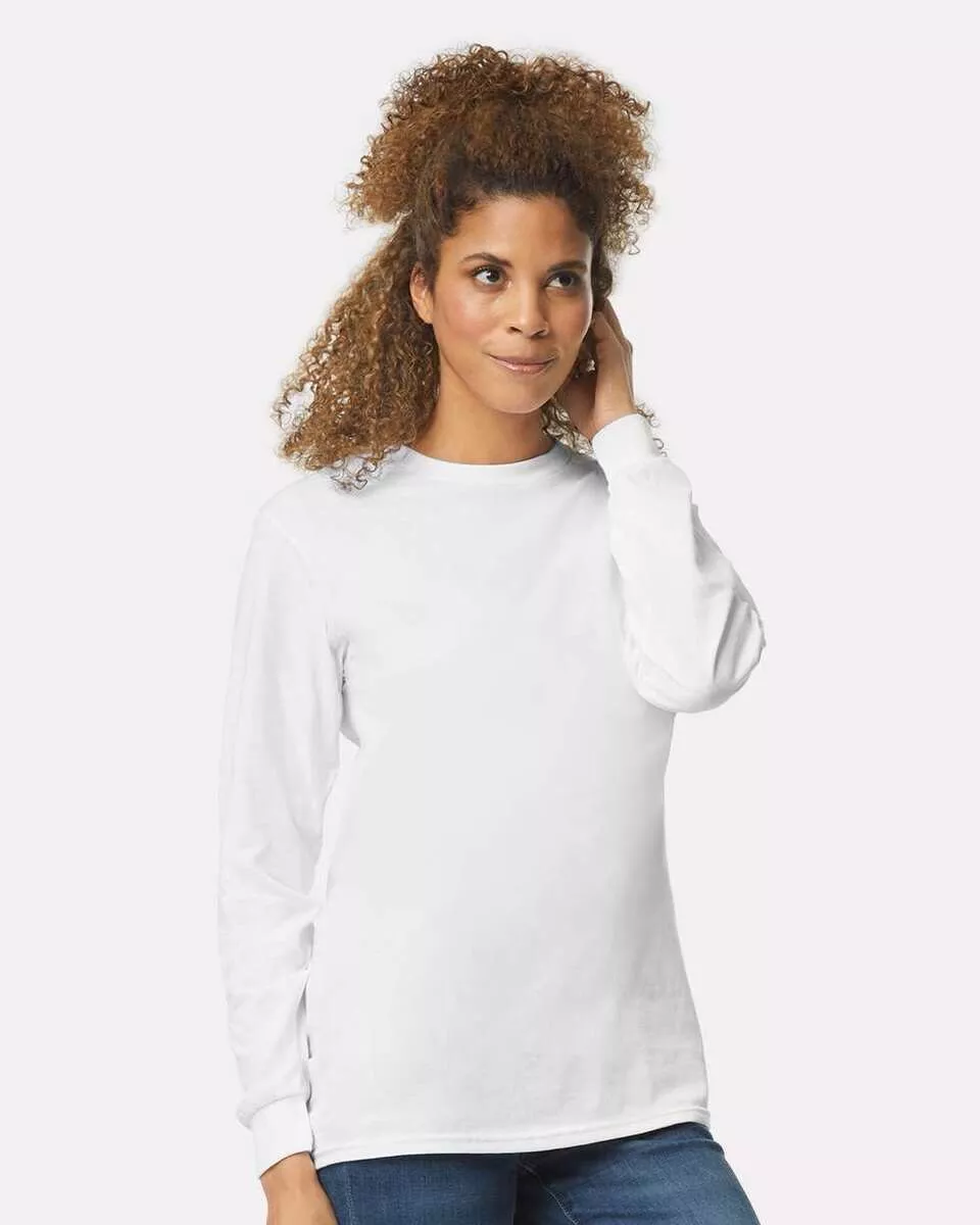 Gildan 2400 - L/S T-Shirt - White