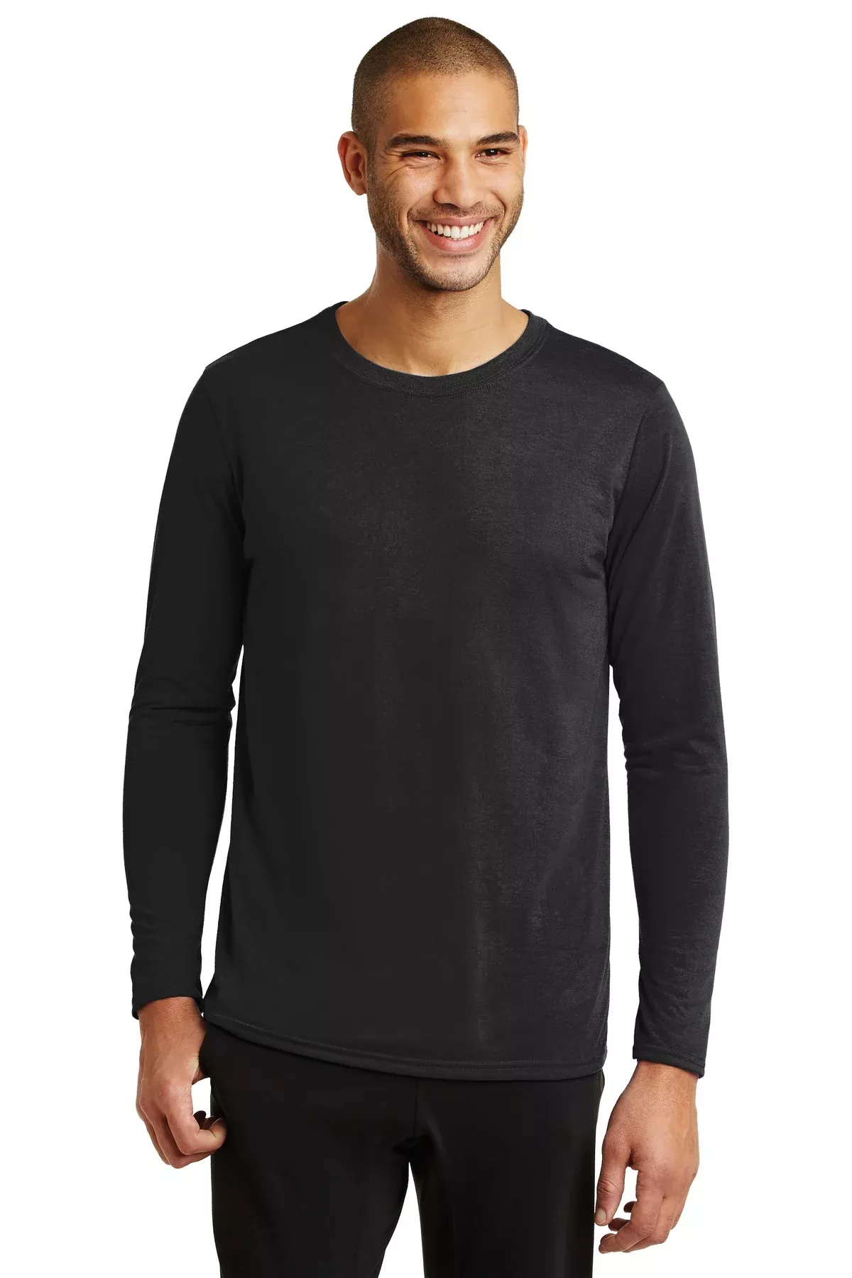 Gildan 42400 Performance Long Sleeve T-Shirt With Custom Screenprint