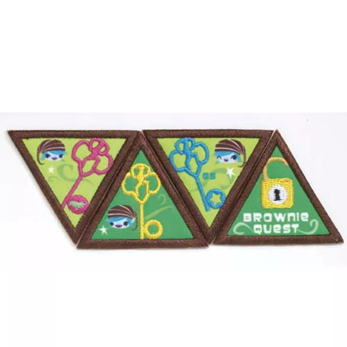 Girl Scouts Quest Brownie Journey Award Set