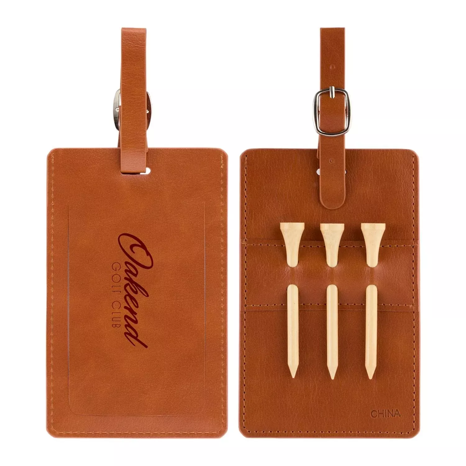 Golf Bag Tag and Tee Set