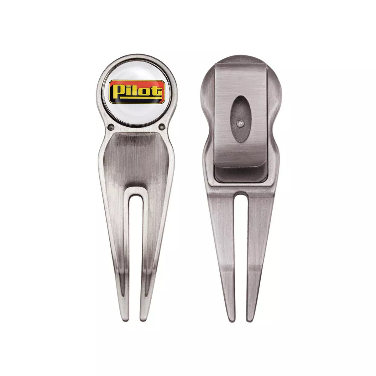 Golf Divot Tool w/ Belt Clip & Ball Marker