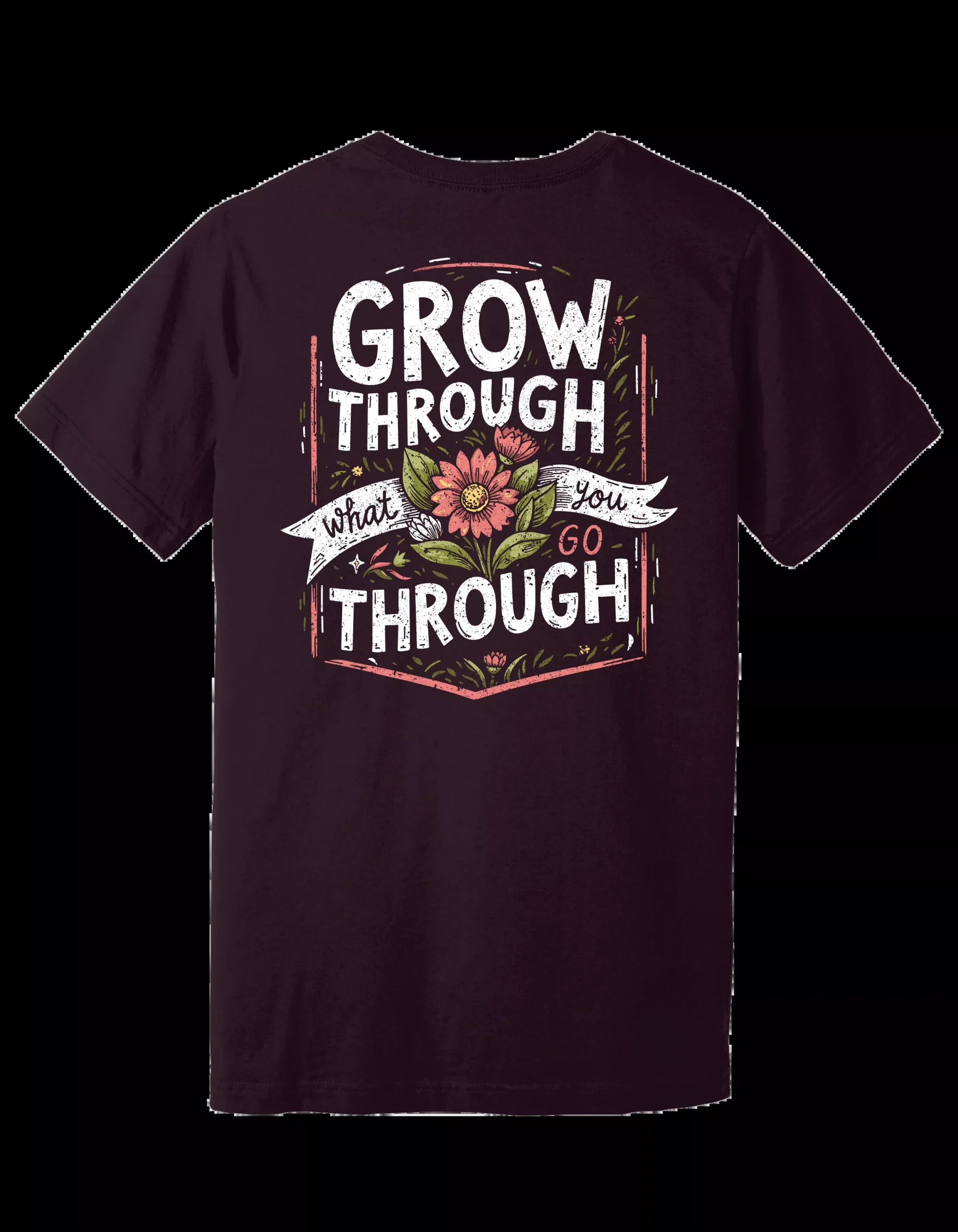 "Grow Through What You Go Through" Southern Crown Comfort Tee