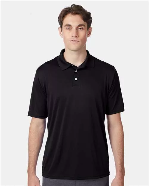 Hanes 4800 Cool DRI Polo With Custom Embroidery