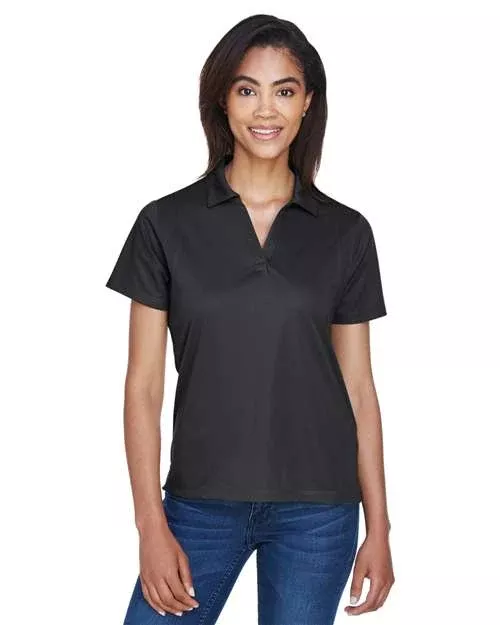 Harriton M354W Women's Micro-Piqué Polo With Custom Embroidery