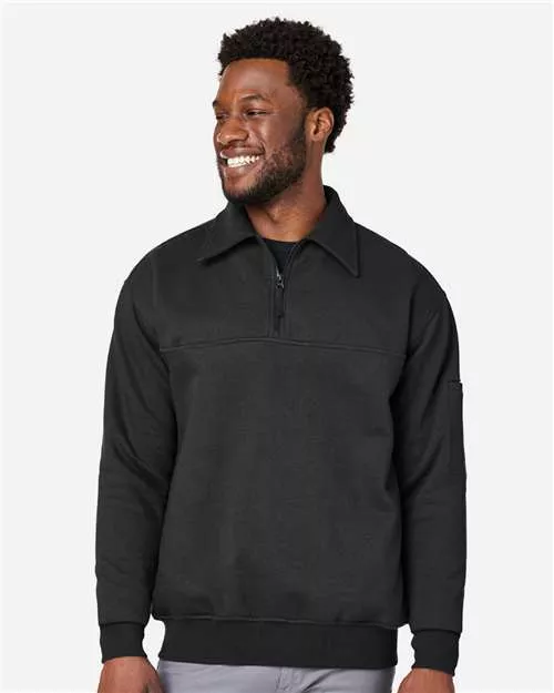 Harriton M712 Unisex ClimaBloc™ Heavyweight Tactical Quarter-Zip Pullover With Custom Embroidery