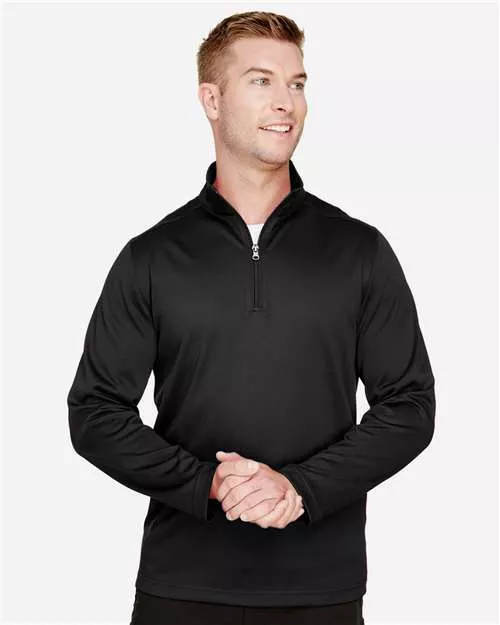 Harriton M748 Men's Advantage Snag Protection Plus Quarter-Zip Pullover With Custom Embroidery