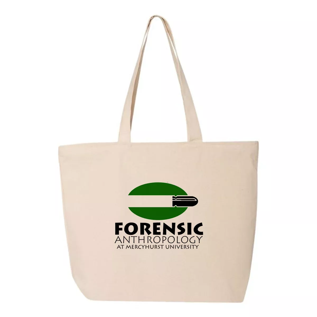 Heavy Canvas Zipper Tote Bag