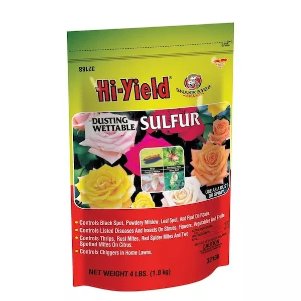 HI-YIELD DUSTING/WETTABLE SULFUR 4LBS