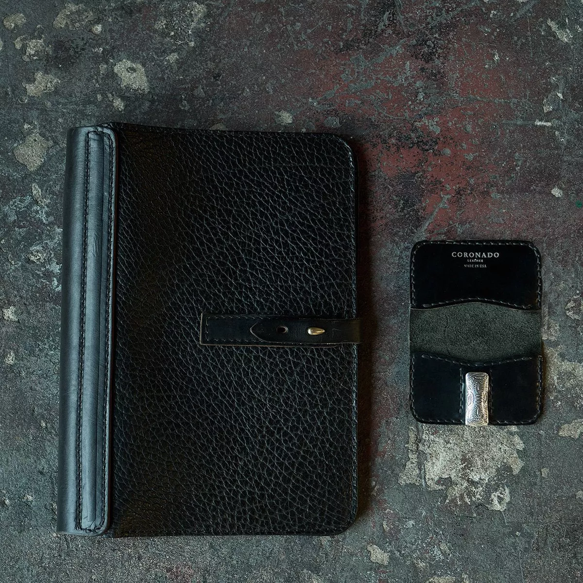 HORWEEN Executive Folio & Wallet Set | LE Black x 10